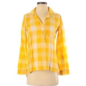 3/$25 Broadway & Broome (Madewell) Yellow Check Popover